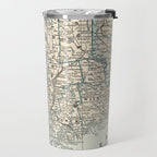 Vintage Map of Maine (1893) Travel Mug Gallery Image 2