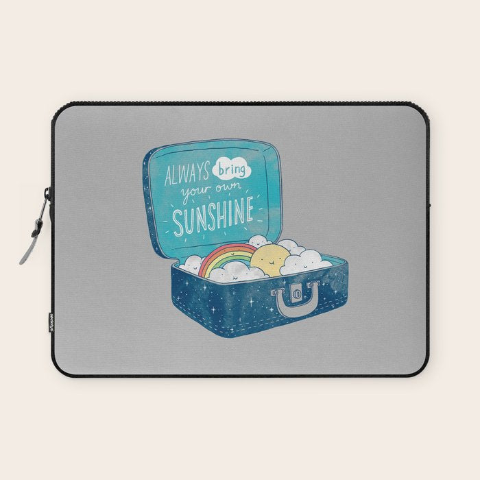 Always bring your own sunshine Laptop Sleeve Gallery Image 1