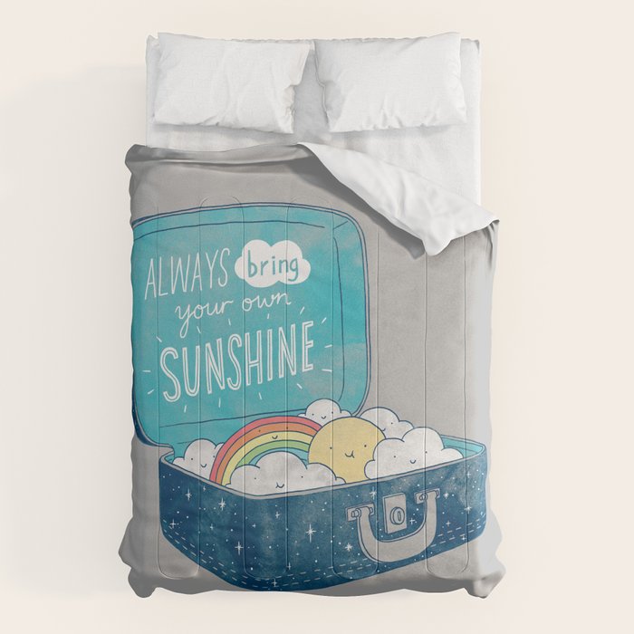 Always bring your own sunshine Comforter Gallery Image 1