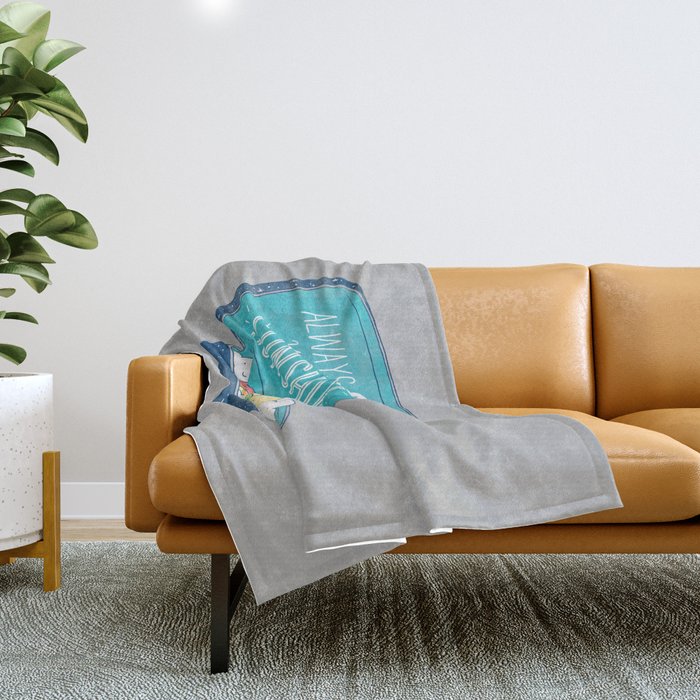 Always bring your own sunshine Throw Blanket Gallery Image 1