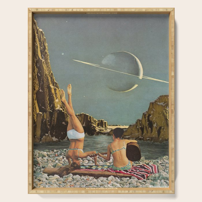Serenade to Saturn Serving Tray