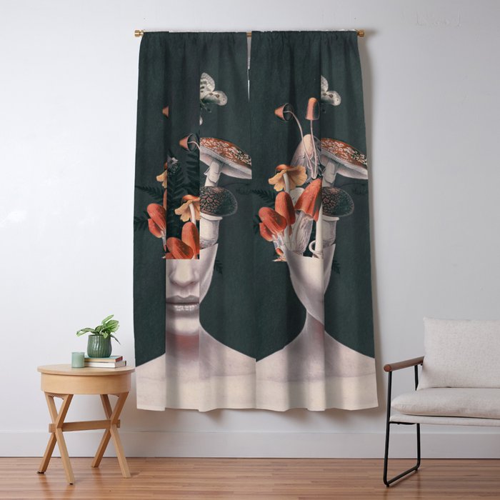 Mushroom Lady Window Curtain Gallery Image 5