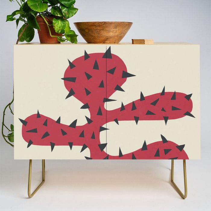 Matisse Inspired Red Shape Credenza Gallery Image 1