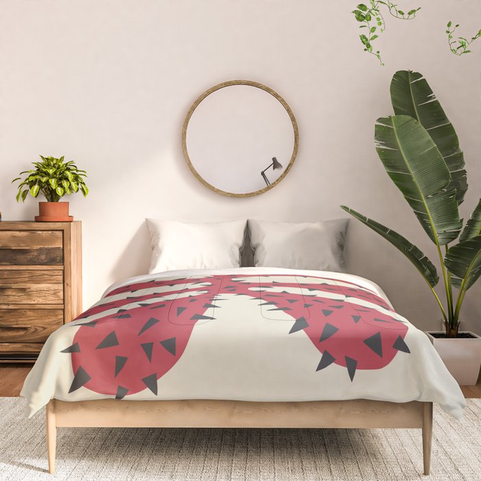 Matisse Inspired Red Shape Comforter Gallery Image 3