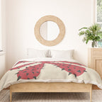 Matisse Inspired Red Shape Duvet Cover Gallery Image 3