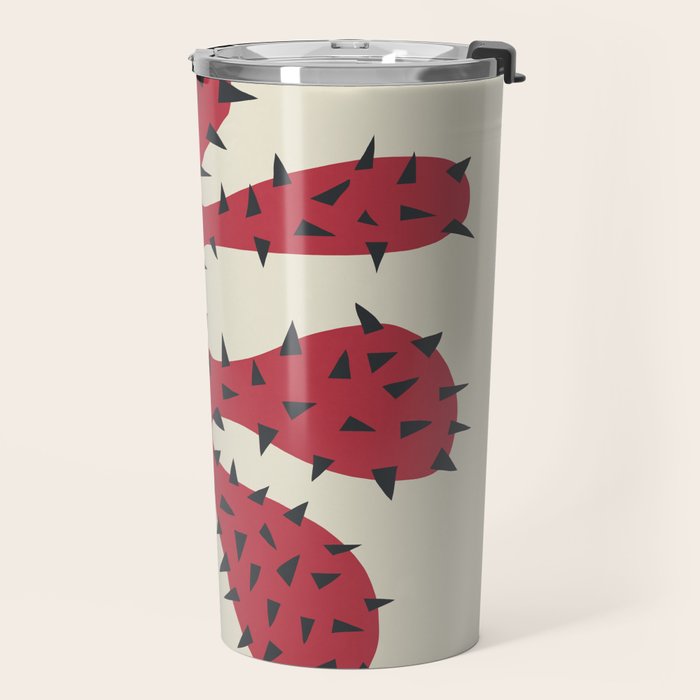 Matisse Inspired Red Shape Travel Mug Gallery Image 2