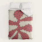 Matisse Inspired Red Shape Duvet Cover Gallery Image 6