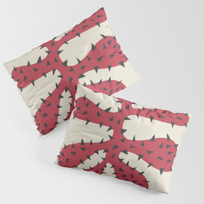 Matisse Inspired Red Shape Pillow Sham Gallery Image 3