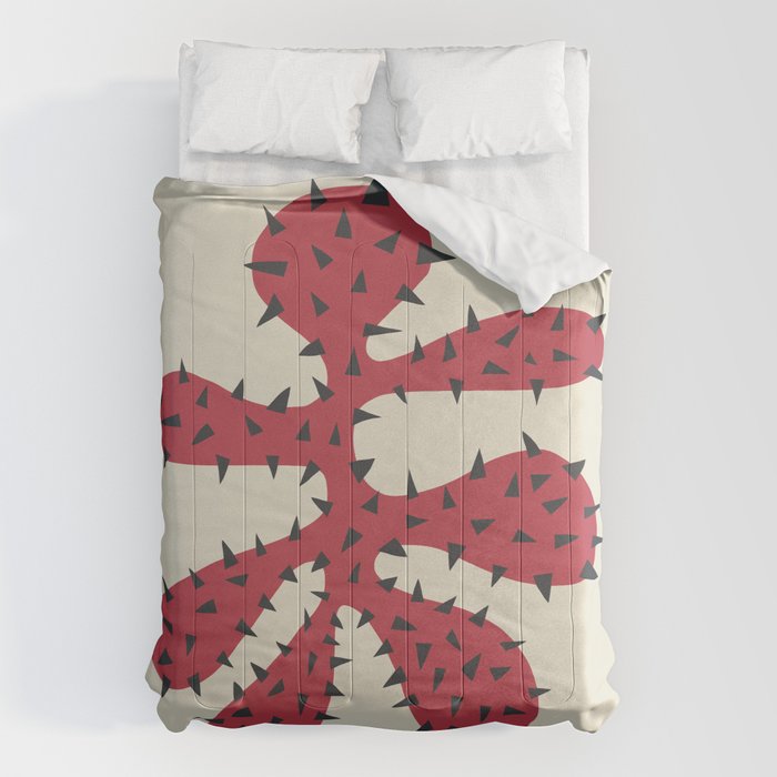 Matisse Inspired Red Shape Comforter Gallery Image 6