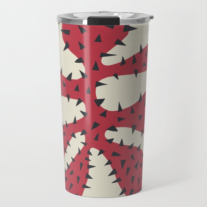 Matisse Inspired Red Shape Travel Mug Gallery Image 1