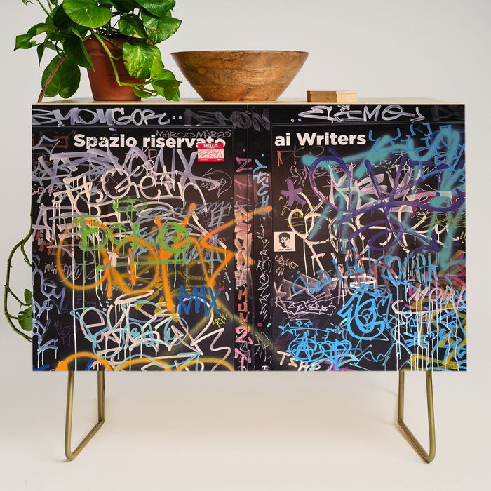 Bologna Graffiti Writers Reserved Space in The Street Credenza Gallery Image 1