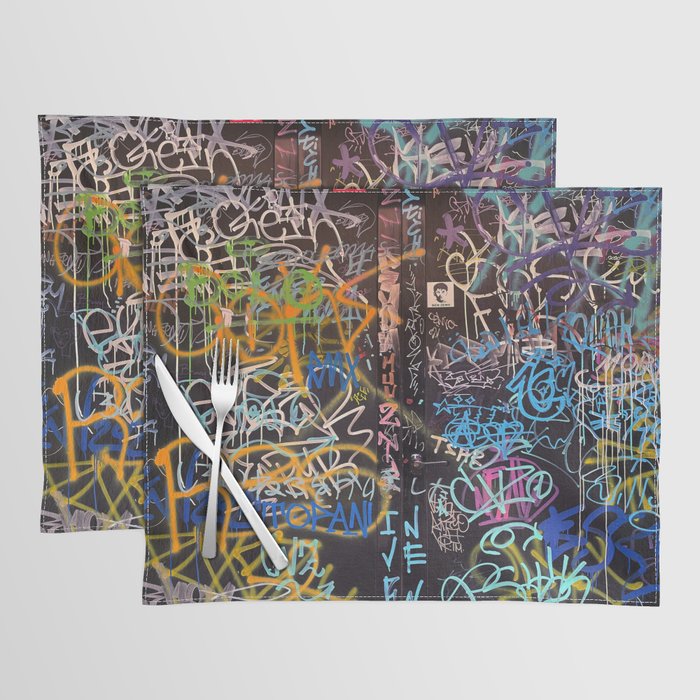 Bologna Graffiti Writers Reserved Space in The Street Placemat Gallery Image 1