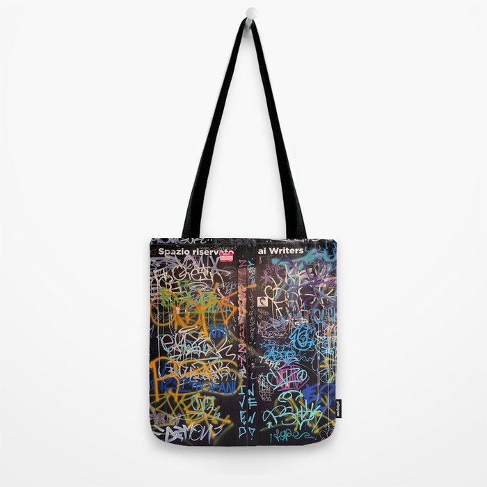 Bologna Graffiti Writers Reserved Space in The Street Tote Bag Gallery Image 2
