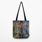 Bologna Graffiti Writers Reserved Space in The Street Tote Bag Gallery Image 2