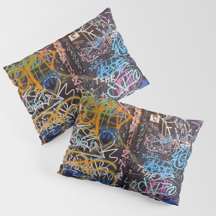 Bologna Graffiti Writers Reserved Space in The Street Pillow Sham Gallery Image 3