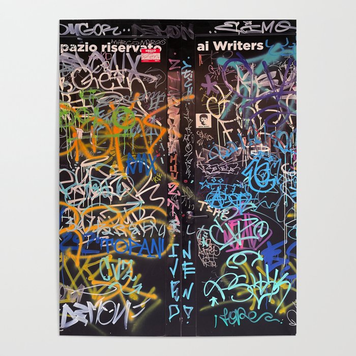 Bologna Graffiti Writers Reserved Space in The Street Poster Gallery Image 1