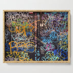 Bologna Graffiti Writers Reserved Space in The Street Serving Tray Gallery Image 1