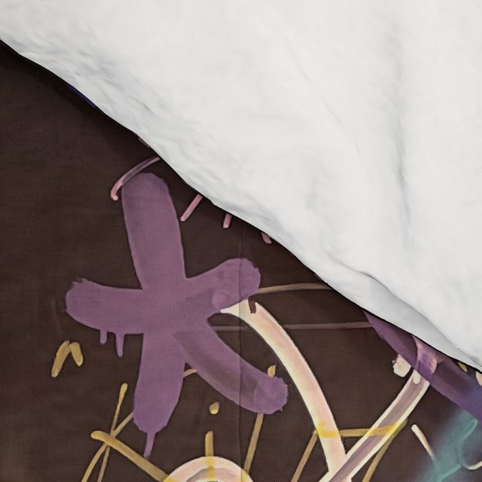 Bologna Graffiti Writers Reserved Space in The Street Comforter Gallery Image 4