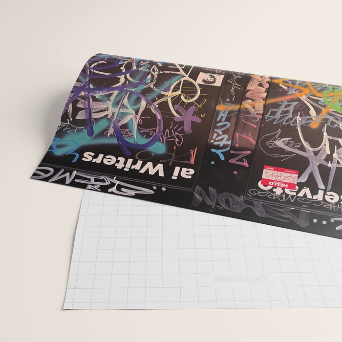 Bologna Graffiti Writers Reserved Space in The Street Wrapping Paper Gallery Image 2