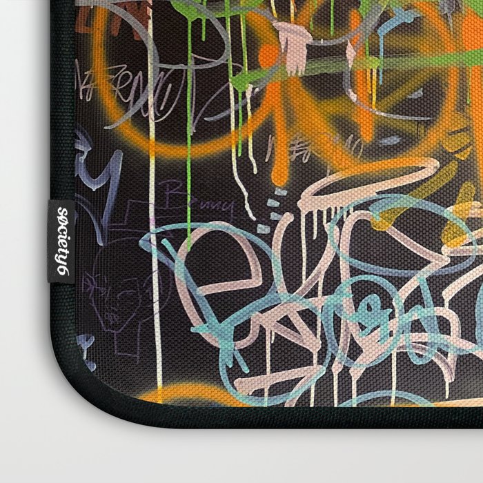 Bologna Graffiti Writers Reserved Space in The Street Laptop Sleeve Gallery Image 3