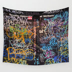 Bologna Graffiti Writers Reserved Space in The Street Wall Tapestry Gallery Image 4