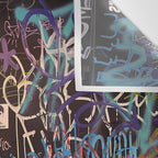 Bologna Graffiti Writers Reserved Space in The Street Wall Tapestry Gallery Image 3