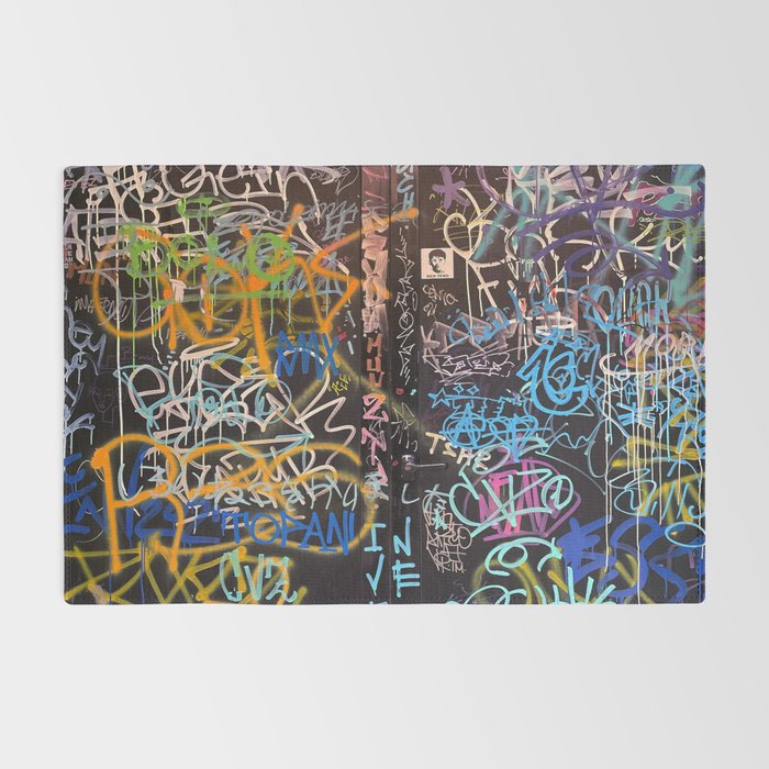Bologna Graffiti Writers Reserved Space in The Street Rug Gallery Image 2
