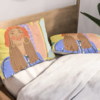 Cafe girl Pillow Sham Gallery Image 2