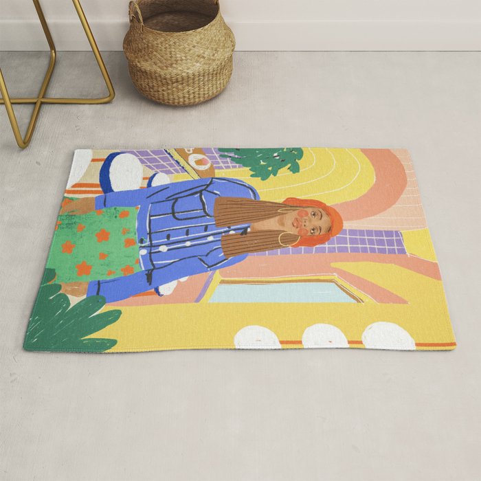 Cafe girl Rug Gallery Image 1