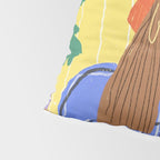 Cafe girl Pillow Sham Gallery Image 4