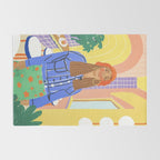 Cafe girl Rug Gallery Image 2