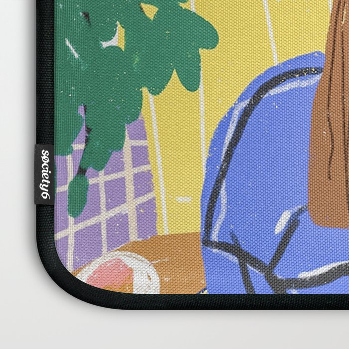 Cafe girl Laptop Sleeve Gallery Image 3