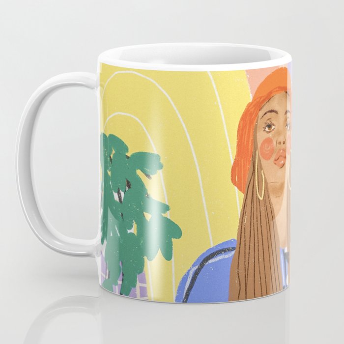 Cafe girl Coffee Mug Gallery Image 3