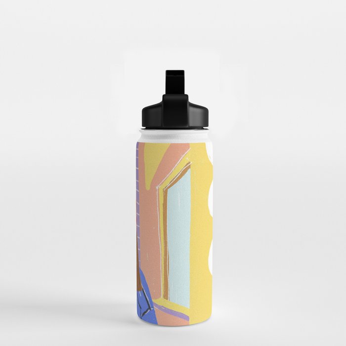 Cafe girl Water Bottle Gallery Image 2