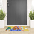 Cafe girl Welcome Mat Gallery Image 3