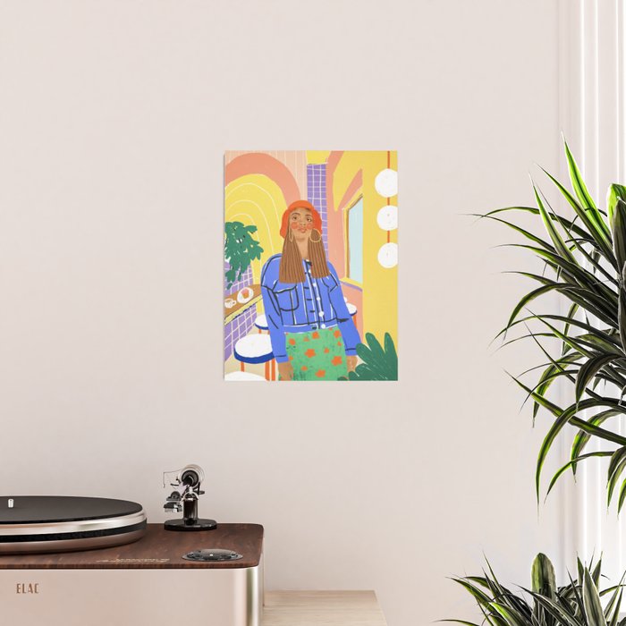 Cafe girl Poster Gallery Image 2