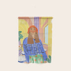 Cafe girl Wall Hanging Gallery Image 1