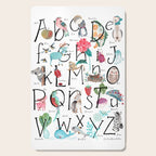 Animal kids ABC alphabet  Cutting Board Gallery Image 1