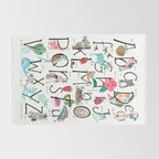 Animal kids ABC alphabet  Rug Gallery Image 2