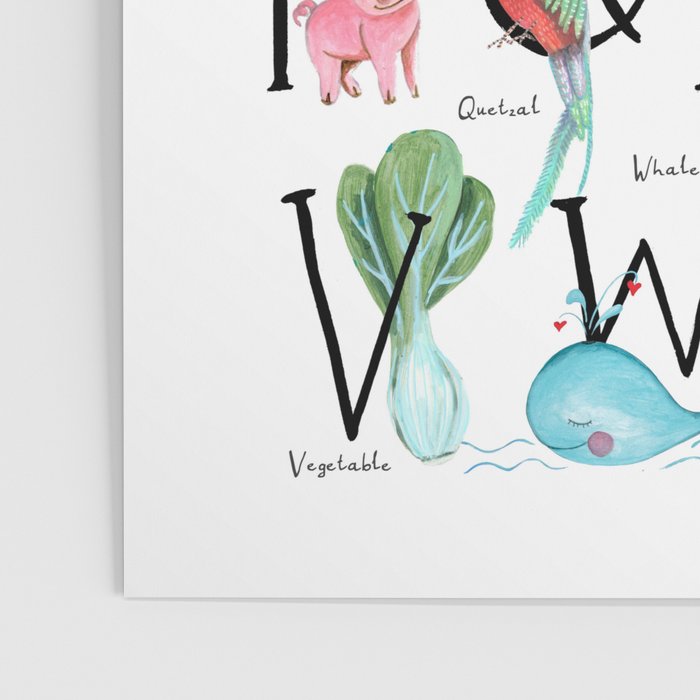 Animal kids ABC alphabet  Poster Gallery Image 3