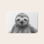 Young Sloth Bath Mat Gallery Image 1