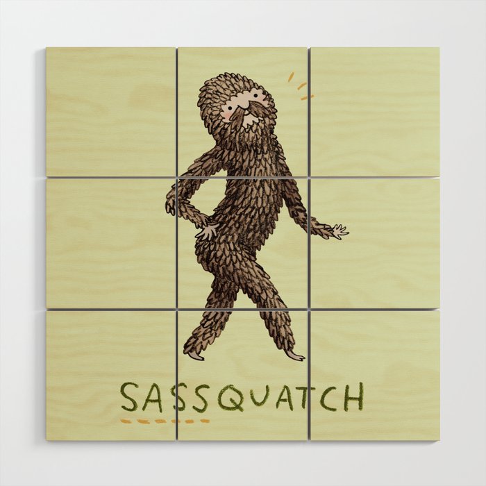Sassquatch Wood Wall Art Gallery Image 1