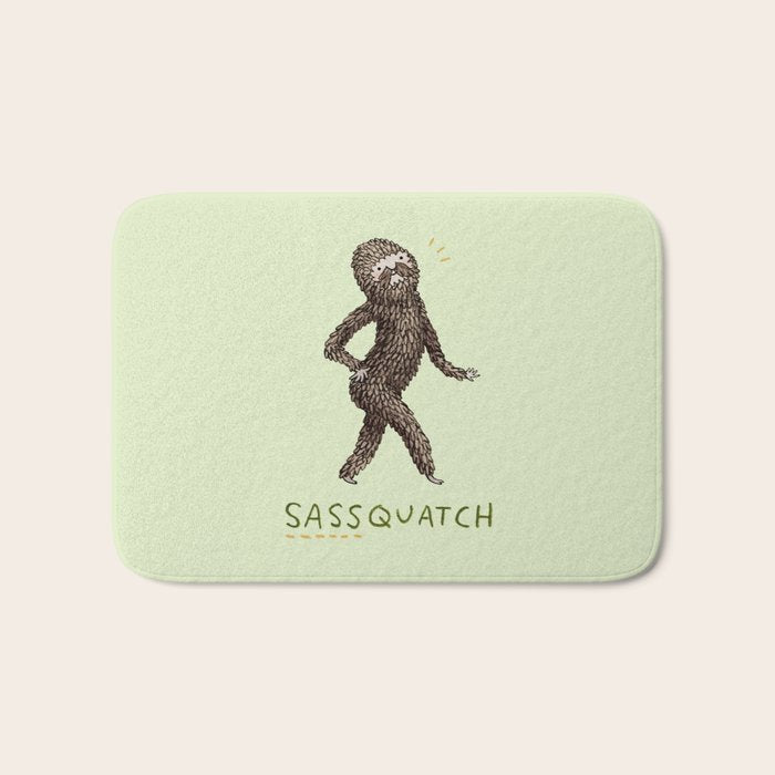 Sassquatch Bath Mat Gallery Image 1