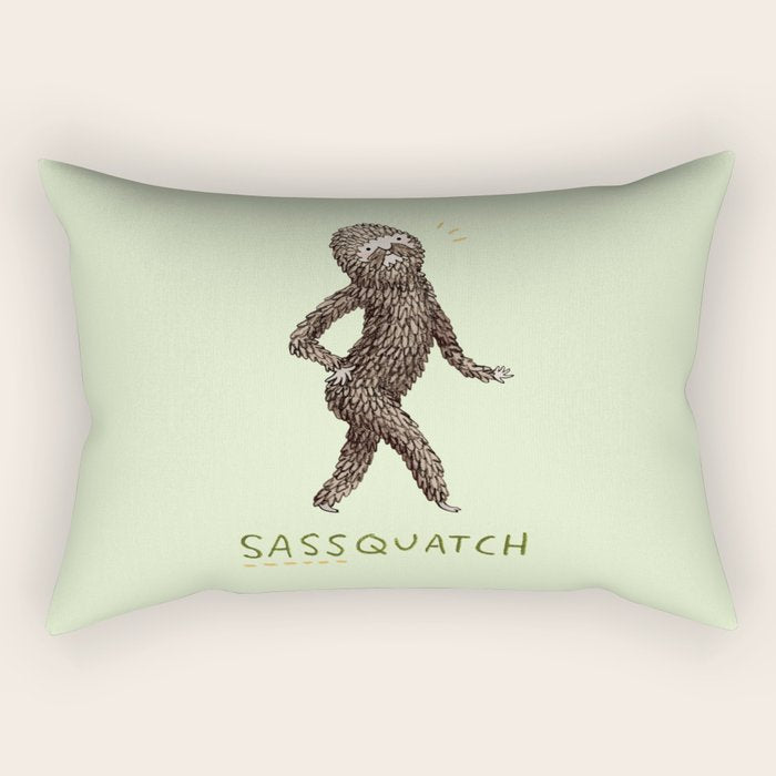 Sassquatch Rectangular Pillow Gallery Image 2