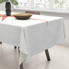 Orange Mid Century Starburst Tablecloth Gallery Image 3