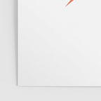 Orange Mid Century Starburst Poster Gallery Image 3