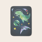 Space T-Rex dinosaur Bath Mat Gallery Image 1