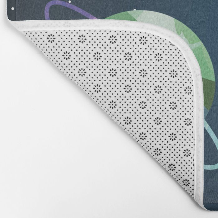Space T-Rex dinosaur Bath Mat Gallery Image 2