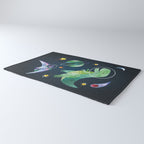 Space T-Rex dinosaur Rug Gallery Image 3