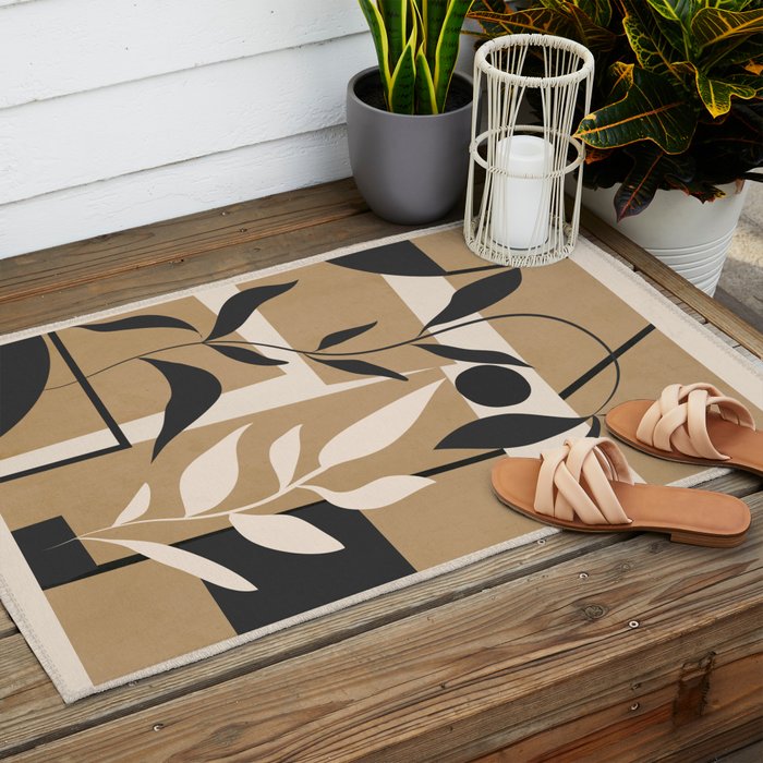 Abstract Foliage 2 Outdoor Rug Gallery Image 2